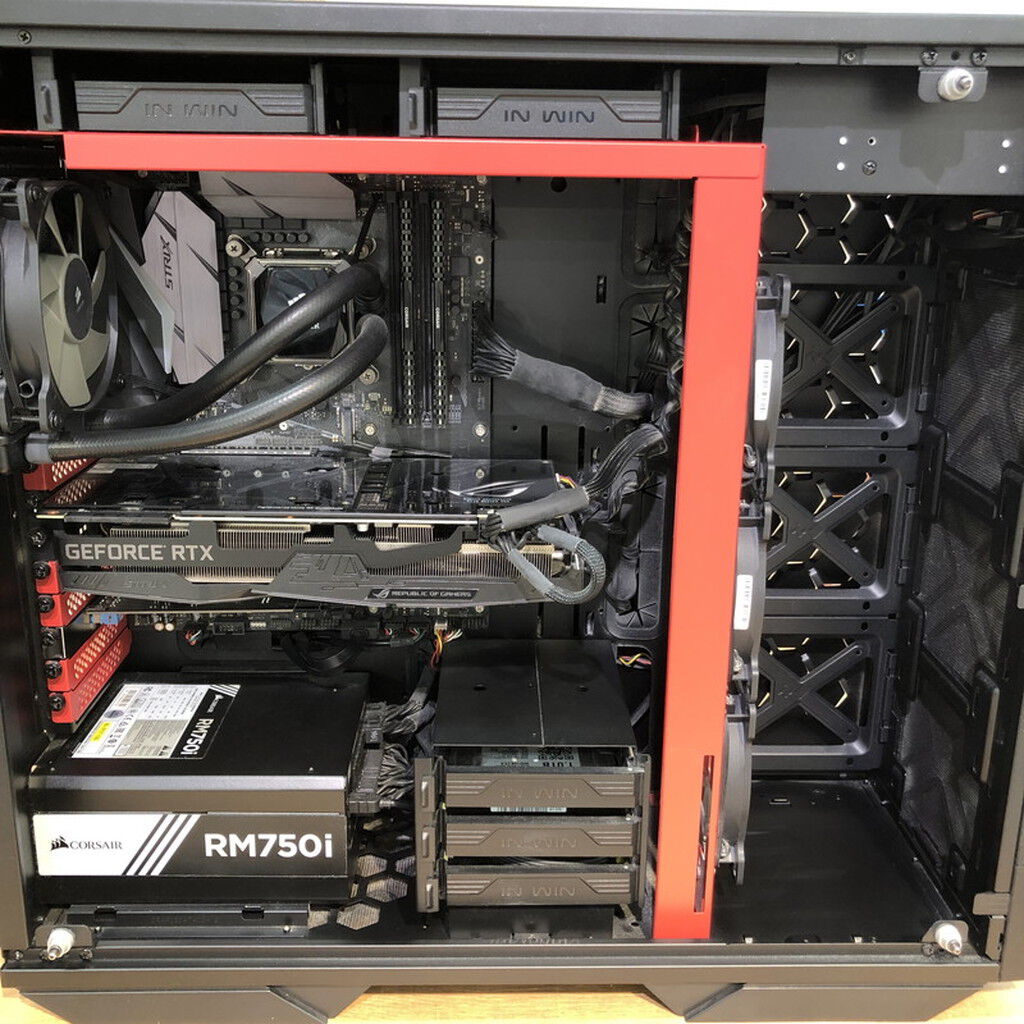 中古 自作パソコン(i7 7700K/16GB/SSD500GB/HDD1TB/RTX2070 SUPER/W10H