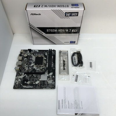 【徳島住吉店】中古  ASRock B760M-HDV/M.2 D4 (B760 1700 mATX DDR4) 5230000873 