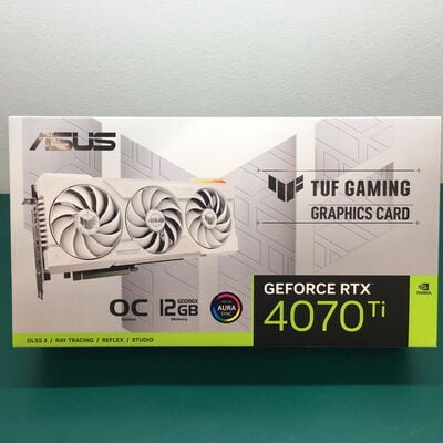 【佐賀南部バイパス店】中古  ASUS TUF-RTX4070TI-O12G-WHITE-GAMING 5250000902 