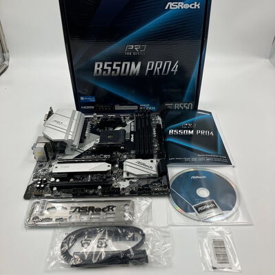 【なんば店】中古  ASRock B550M Pro4 (B550 AM4 mATX DDR4) 142938 