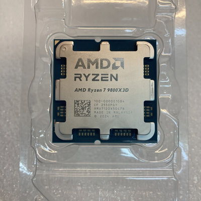 【京都店】中古  AMD Ryzen 7 9800X3D (AM5/4.7/104M/C8/T16/120W) 172566 