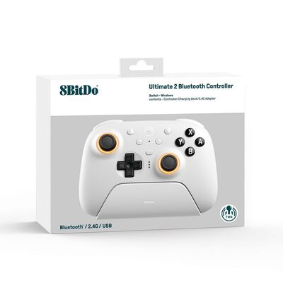8BitDo  Ultimate 2 Bluetooth White (ワイヤレス ゲームパッド ホワイト) 