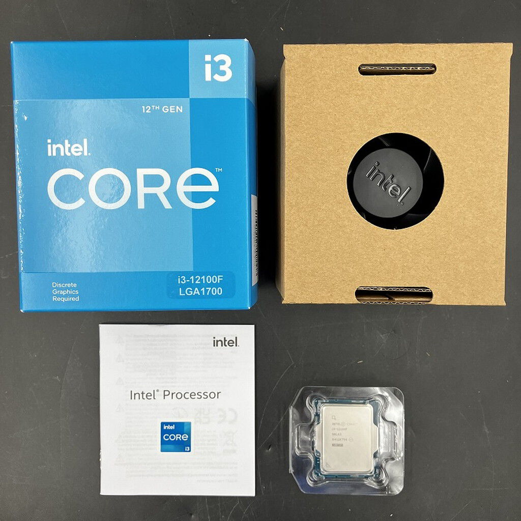 中古 INTEL Core i3 12100F (1700/3.3G/12M/C4/T8) 148617