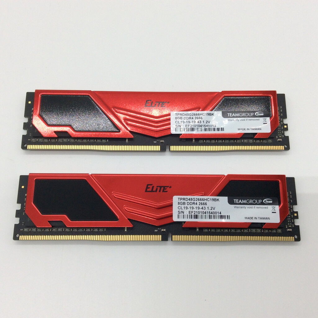 中古 8GB 2枚組(合計16GB) PC4-21300/DDR4-2666 デスクトップ用 190926
