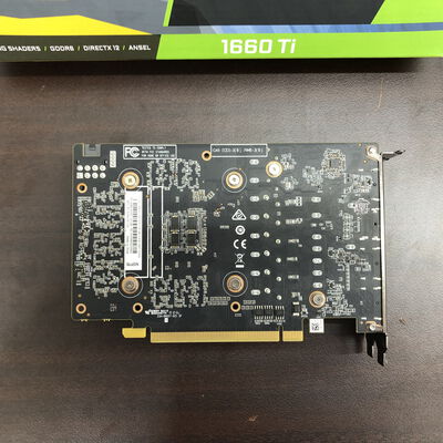 【福山ココローズ店】中古  ZOTAC ZT-T16610F-10L (GTX1660Ti 6G GDR6 GAMING ) 139075 