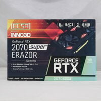 中古  ELSA GeForce RTX 2070 Super ERAZOR GAMING GD2070-8GERSES（RTX 2070 SUPER 8GB） 3480033190 