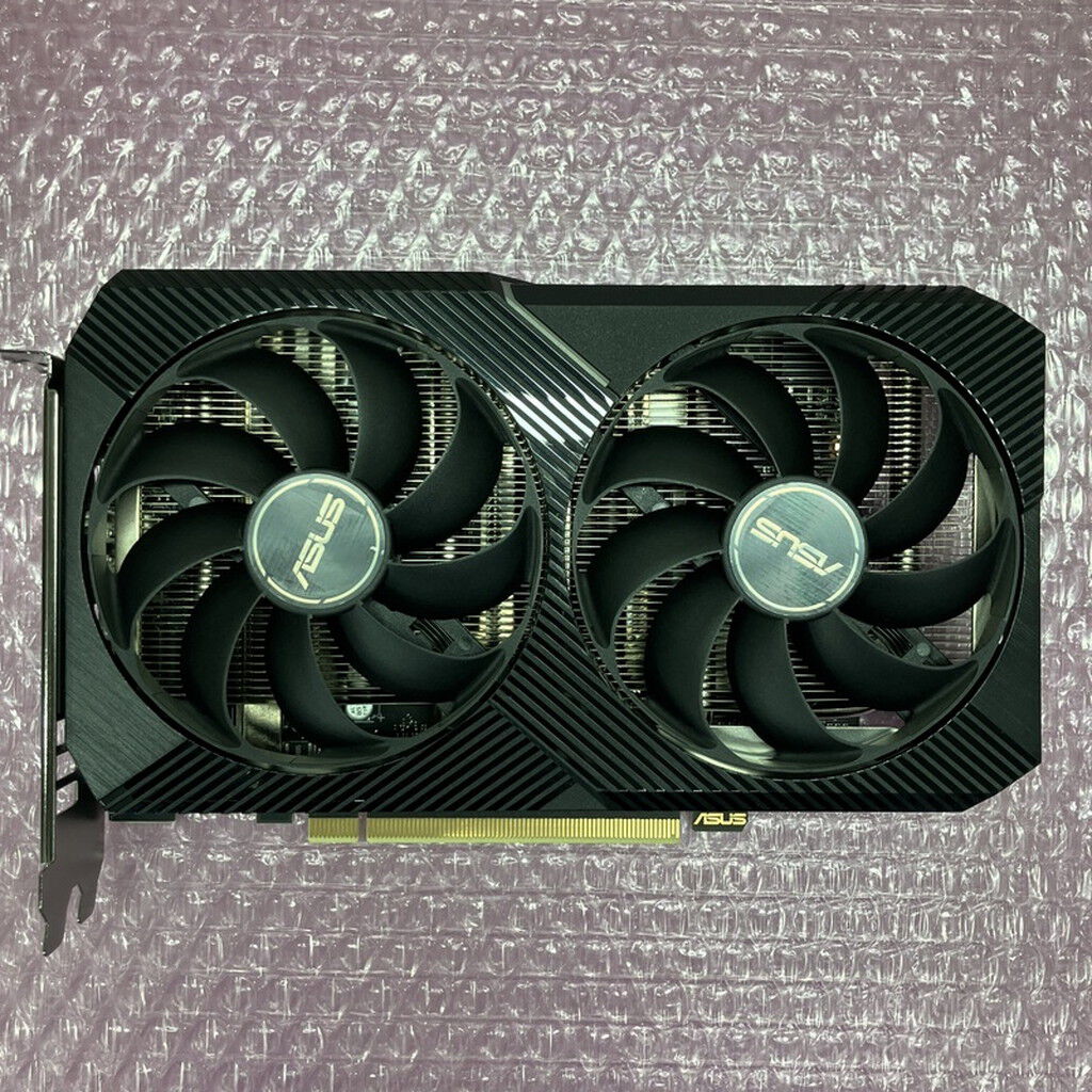 中古 【LHR版】ASUS DUAL-RTX3060TI-8G-MINI-V2 (RTX3060Ti 8GB LHR