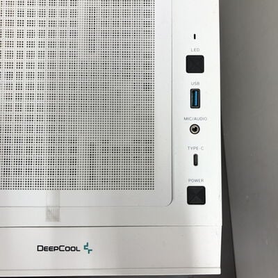 【福山ココローズ店】中古  DEEPCOOL CH510 WH(E-ATX ｶﾞﾗｽ  WH) 5090000811 