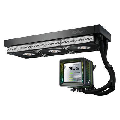 ASRock  Steel Legend Dark 360 LCD (360mm ブラック) 