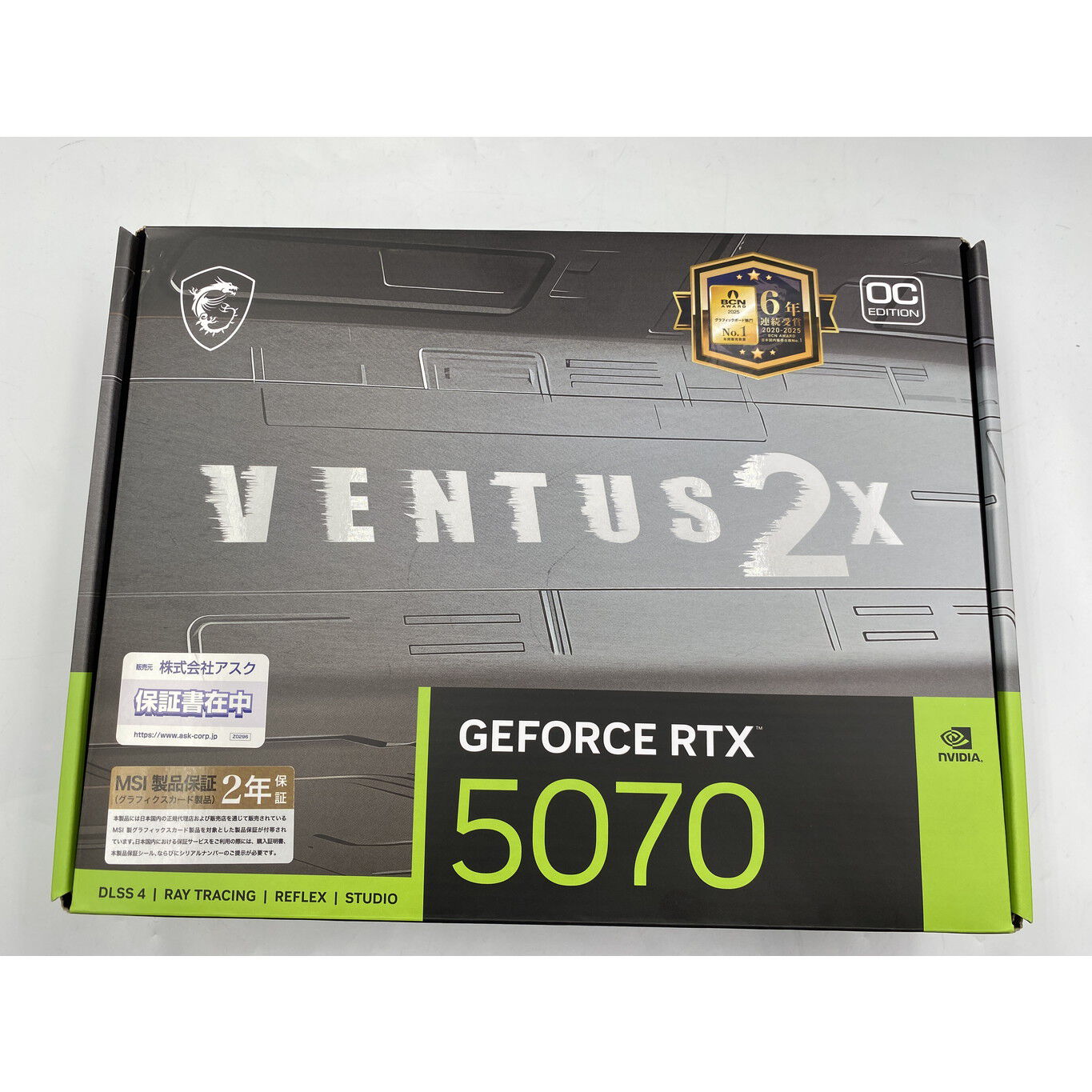 中古 各社 GeForce RTX5070 (12GB PCI-E) 176898 （381630