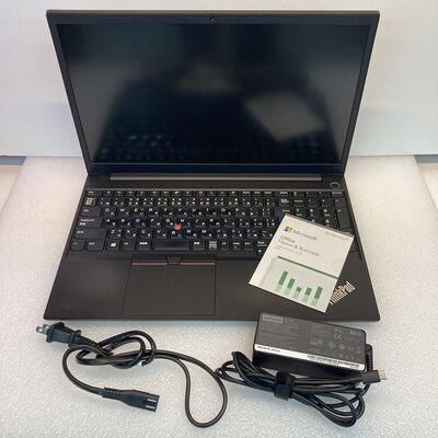【京都店】中古  LENOVO E15 Gen2 MSO 指紋認証あり (Intel Core i5 1135G7 2.4GHz/8GB/SSD256GB/-/オンボード/15.6/1920x1080/GbE/Wi-Fi/WEBCAM/W11P/Microsoft Office Home and Business 2024) 188462 