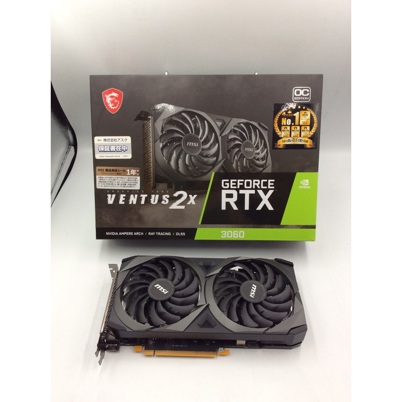中古 MSI GeForce RTX 3060 VENTUS 2X 12G OC (RTX3060 12GB) 144777