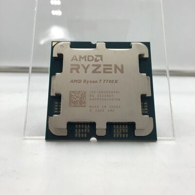 【白山FM松任店】中古  AMD Ryzen 7 7700X (AM5/4.5GHz/40M/C8/T16/105W 152463 