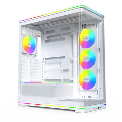 MONTECH  TG3 Curved White (ATX ガラスパネル ホワイト) 