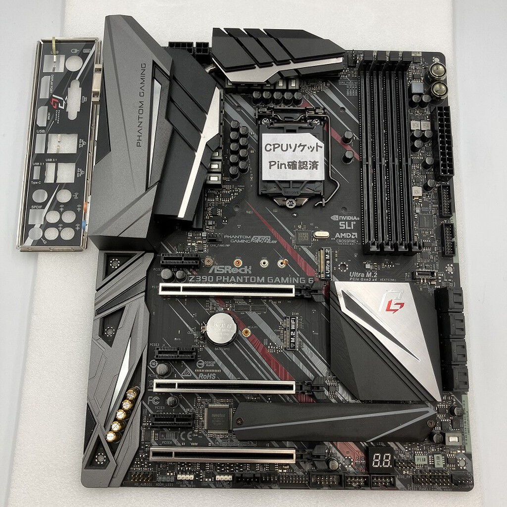 中古 ASRock Z390 Phantom Gaming 6 (Z390 1151 ATX DDR4) 138882