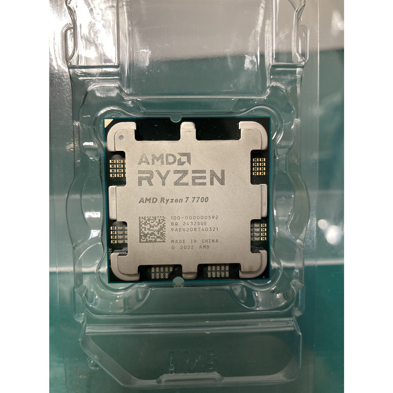 中古 AMD Ryzen 7 7700 (AM5/3.8GHz/40M/C8/T16/65W) 154483