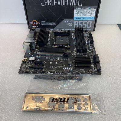 【京都店】中古  MSI B550M PRO-VDH WIFI (B550 AM4 mATX DDR4) 142922 