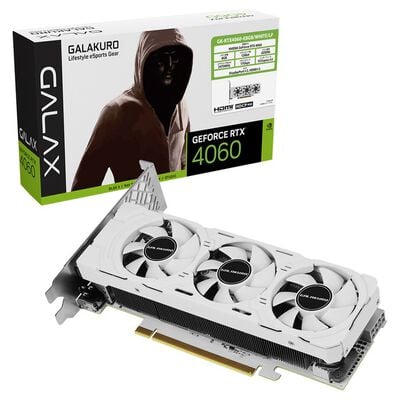 玄人志向  GK-RTX4060-E8GB/WHITE/LP (GeForce RTX 4060 8GB) 
