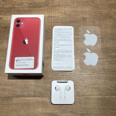 【堺七道店】中古  【au】 Apple iPhone11 6.1インチ 128GB (PRODUCT)RED MWM32J/A 140605 