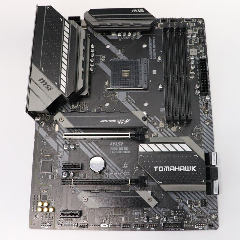 中古 【付属品欠品】 MSI MAG B550 TOMAHAWK (B550 AM4 ATX DDR4