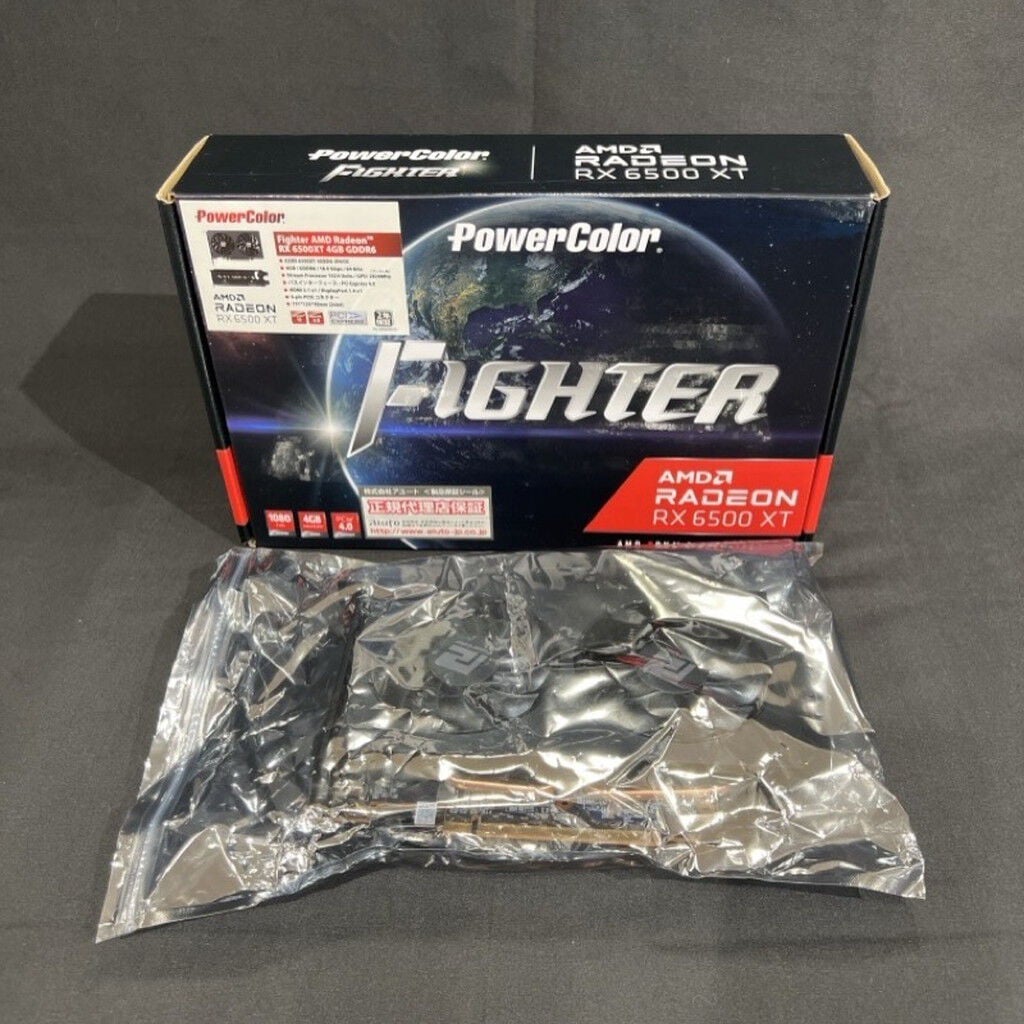 中古 PowerColor AXRX 6500 XT 4GBD6-DH/OC (RX6500XT 4GB) 148970