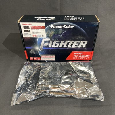 【静岡東瀬名店】中古  PowerColor AXRX 6500 XT 4GBD6-DH/OC (RX6500XT 4GB) 148970 