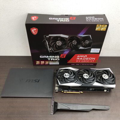 【福山ココローズ店】中古  MSI Radeon RX 6800 XT GAMING X TRIO 16G（RX6800XT 16GB） 3480034919 