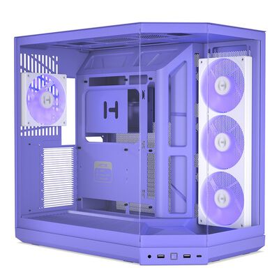 HYTE  Y50 RGB Taro Milk (E-ATX ガラスパネル パープル) 