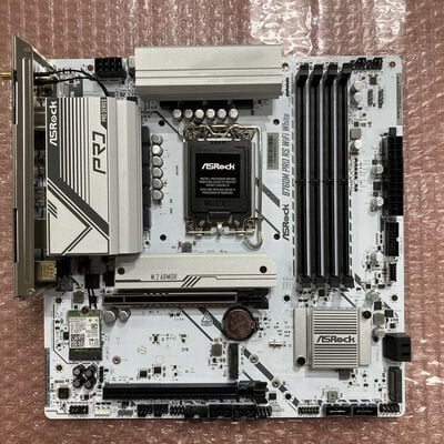 【宮崎恒久店】中古  ASRock B760M Pro RS WiFi White (B760 1700 mATX DDR5) 5160000546 