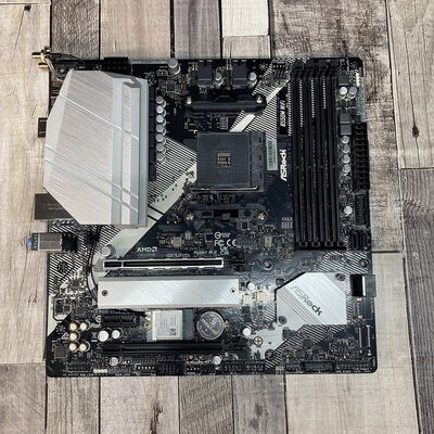 【広島店】中古  ASRock B550M WiFi (B550 AM4 mATX DDR4) 3320005197 