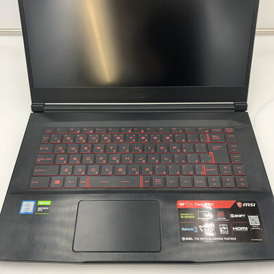 【福井日之出店】中古  MSI GF63 Thin 95C(i7-9750H/16GB/SSD256GB/HDD1TB/GTX1650/W11H) 5200000833 