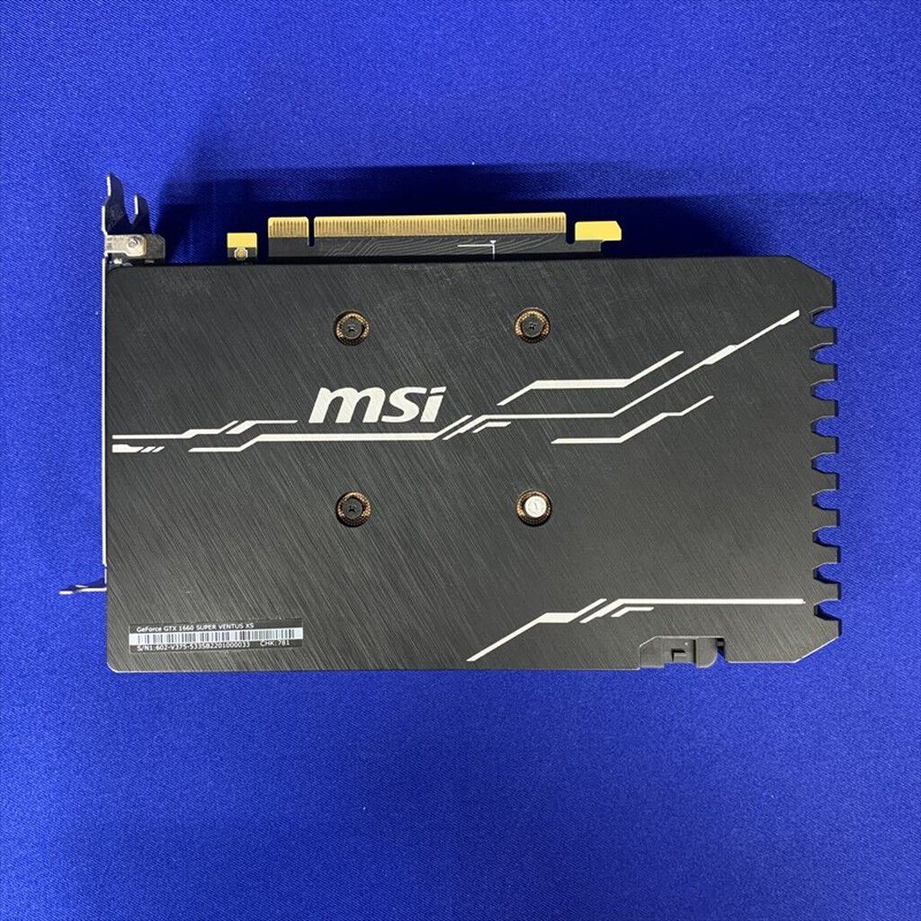 中古 MSI GeForce GTX 1660 SUPER VENTUS XS (GTX1660 SUPER