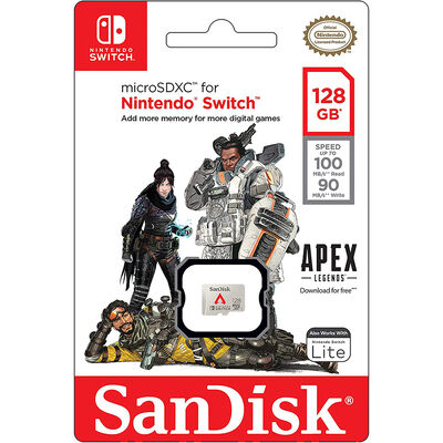 SanDisk  マイクロSDXCカード 128GB for Nintendo Switch Apex Legends(SDSQXAO-128G-GN6ZY) 海外パッケージ品 ［並行輸入品］ 
