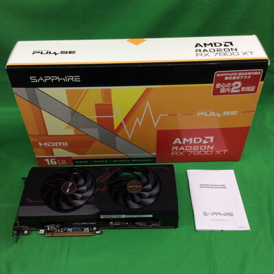 【川崎店】中古  SAPPHIRE 11330-02-20G PULSE RX7800XT GAMING (RX7800XT 16GB) 162728 