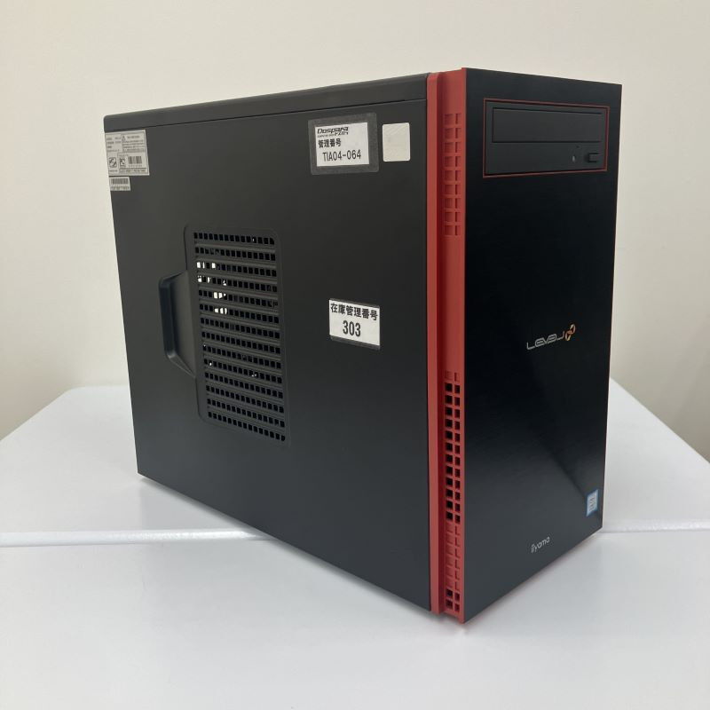 中古 iiyama LEVEL ∞(Intel Core i7 8700/16GB/SSD480GB/DVD