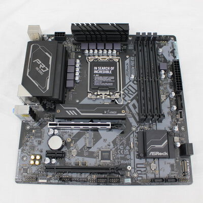 【通販センター】中古  ASRock B660M Pro RS (B660 1700 mATX DDR4) 150349 
