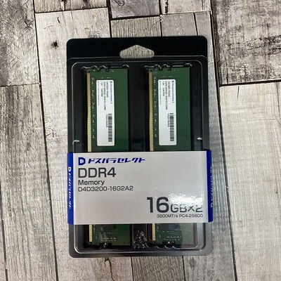 【広島店】中古  ﾄﾞｽﾊﾟﾗｾﾚｸﾄ D4D3200-16G2A2(DDR4 PC4-25600 16GBx2) 3320004859 
