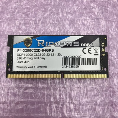 【町田店】中古  PC4-25600 32GB ノート用(DDR4-3200) 158773 