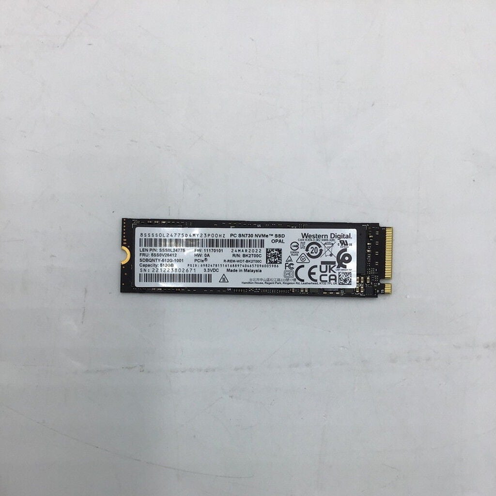 中古 各社 M.2 SSD NVMe 512GB (M.2 NVMe Gen4 2280) 197772 （397810