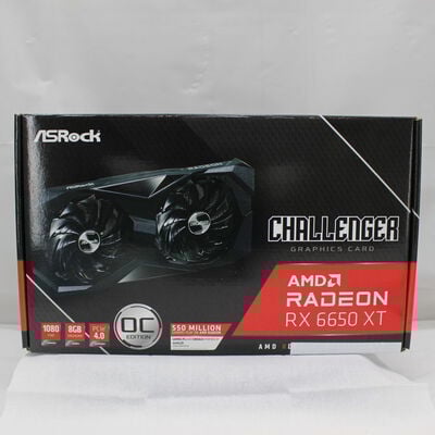 【通販センター】中古  ASRock Radeon RX 6650 XT Challenger D 8GB OC（RX6650XT 8GB） 3480039857 