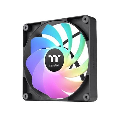 Thermaltake  CT140 Reverse ARGB Sync PC Cooling Fan 2 Pack CL-F174-PL14SW-A (2個パック ブラック) 