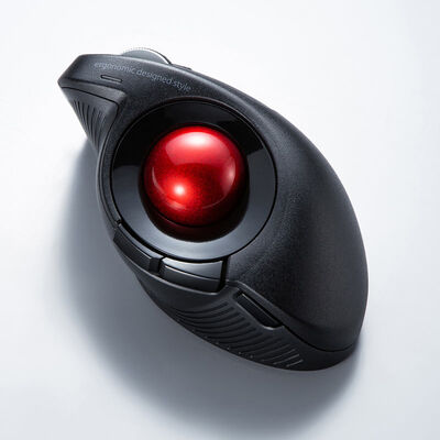 サンワサプライ  MA-WTB178BK (ワイヤレスエルゴトラックボール) 