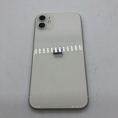 【宇都宮鶴田店】中古  【SIMロック解除済み】【docomo】 Apple iPhone11 128GB (ホワイト) MWM22J/A 155376 