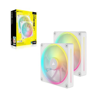 Corsair  iCUE LINK LX140 RGB White Dual Fans Starter Kit CO-9051032-WW (2個パック ホワイト) 