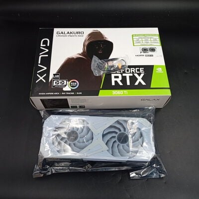 【大須店】中古  【LHR版】玄人志向 GK-RTX3060Ti-E8GB/WHITE/LHR (3060Ti 8GB) 146432 
