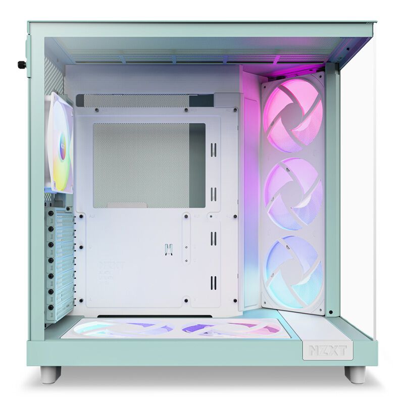 NZXT H6 Flow RGB MINT CC-H61RG-SA (ATX ガラス) ドスパラ限定モデル