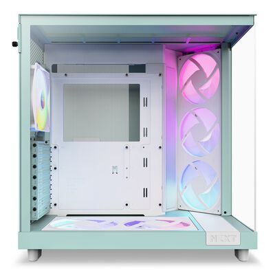 NZXT  H6 Flow RGB MINT CC-H61RG-SA (ATX ガラス) ドスパラ限定モデル 