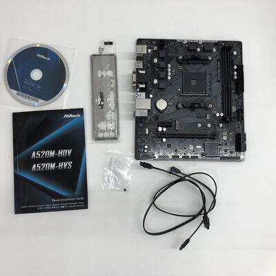 【福山ココローズ店】中古  ASRock A520M-HDV (A520 AM4 mATX DDR4) 143667