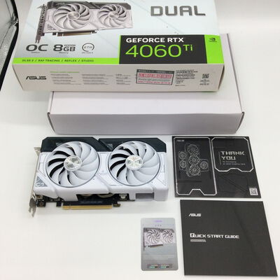 【浜松店】中古  ASUS DUAL-RTX4060TI-O8G-WHITE(RTX4060Ti 8G) 175548 