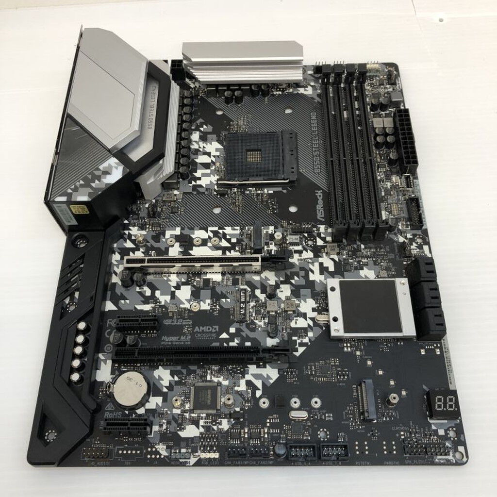 中古 ASRock B550 Steel Legend (B550 AM4 ATX DDR4) 142936 （331633